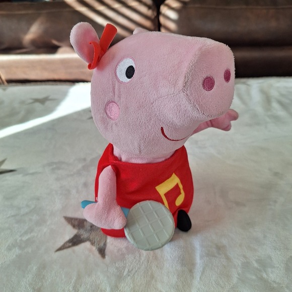 Hasbro Other - Peppa Pig Oink Along Songs Singing Plush Doll Stuffed Animal Toy Talks Works 12"